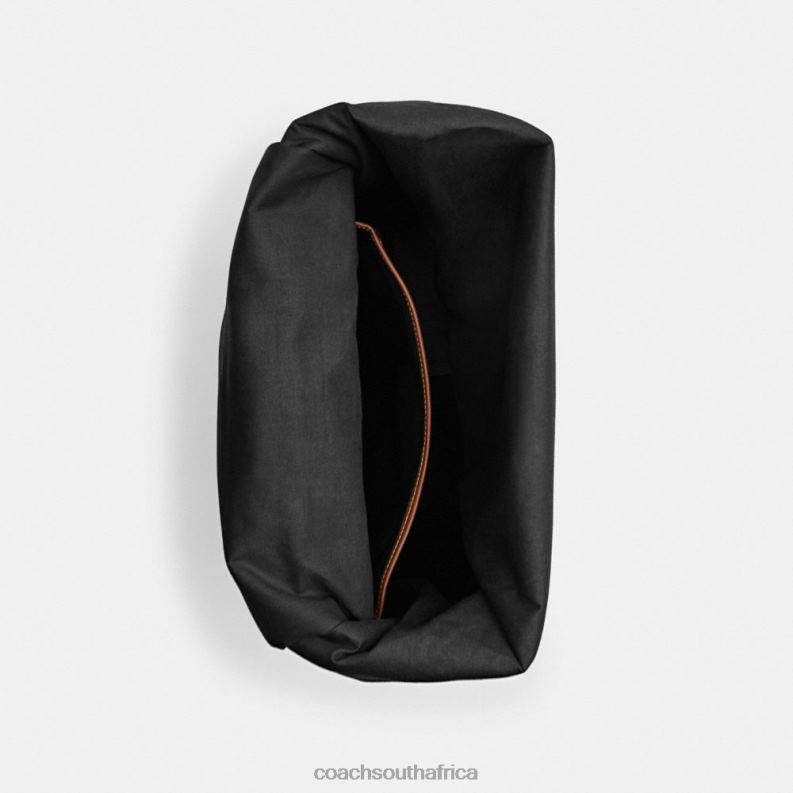 Coach Men BECK ROLL TOP BACKPACK IN SIGNATURE CANVAS CHARCOAL 4ZRDJ685