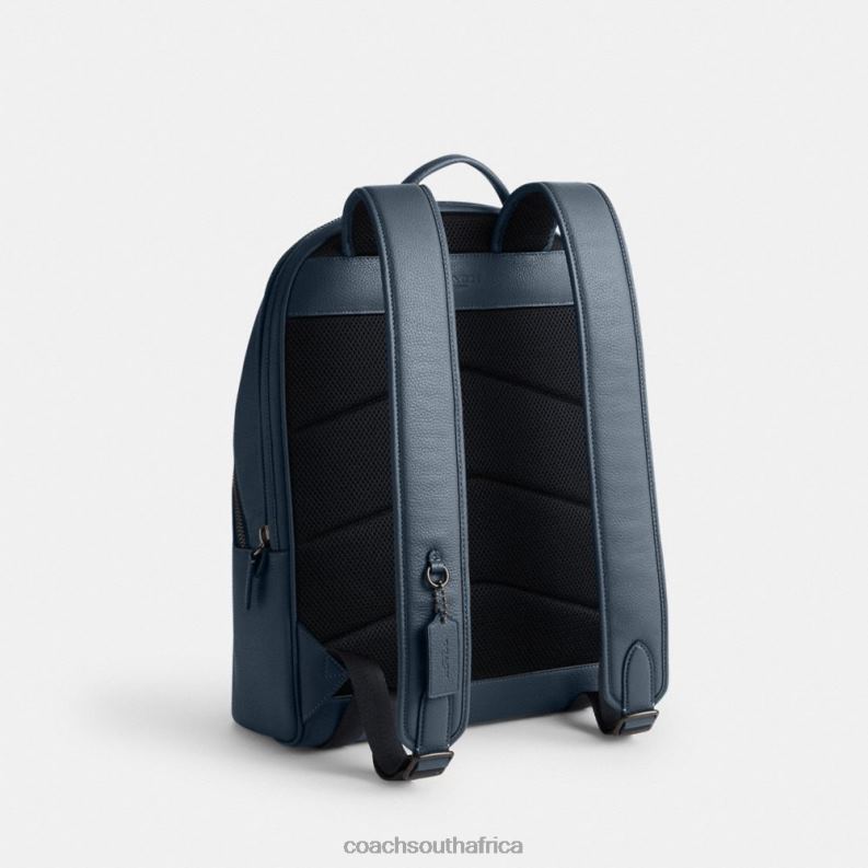 Coach Men CHARTER BACKPACK Dark Denim 4ZRDJ679