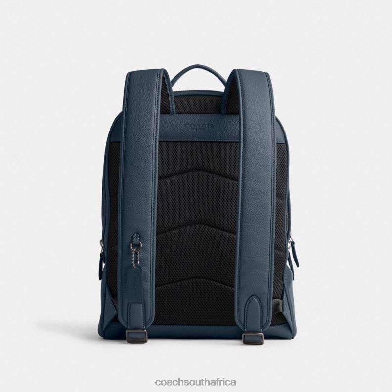 Coach Men CHARTER BACKPACK Dark Denim 4ZRDJ679