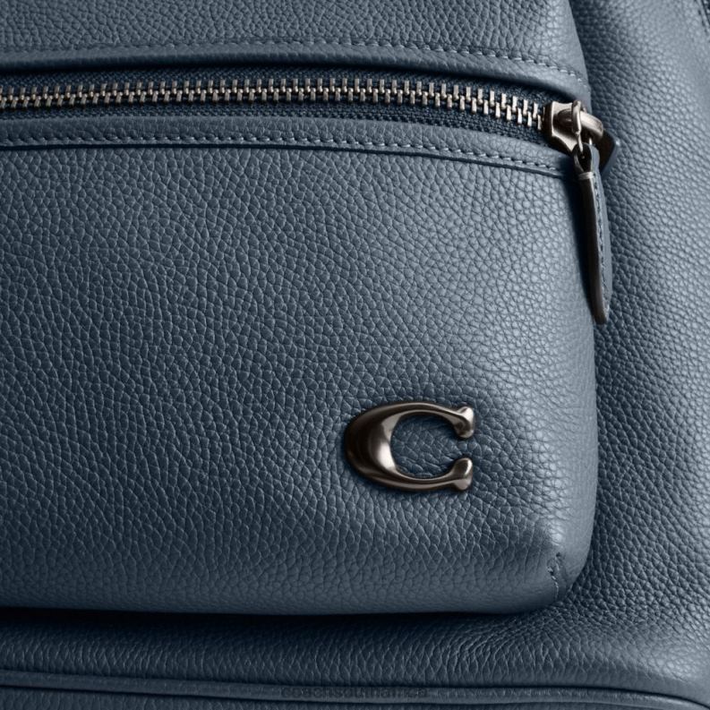 Coach Men CHARTER BACKPACK Dark Denim 4ZRDJ679