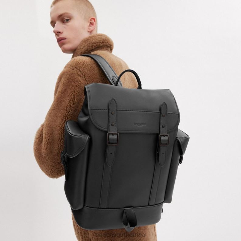 Coach Men HITCH BACKPACK Black 4ZRDJ678