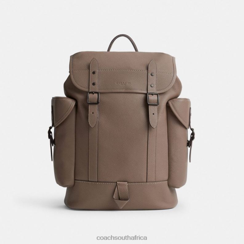 Coach Men HITCH BACKPACK Dark Stone 4ZRDJ680