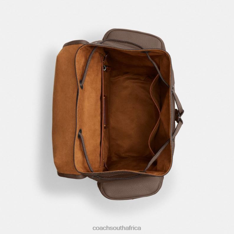 Coach Men HITCH BACKPACK Dark Stone 4ZRDJ680