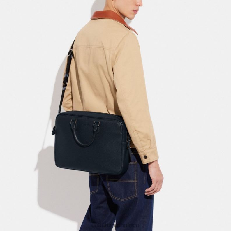 Coach Men GOTHAM BRIEF Midnight Navy 4ZRDJ625