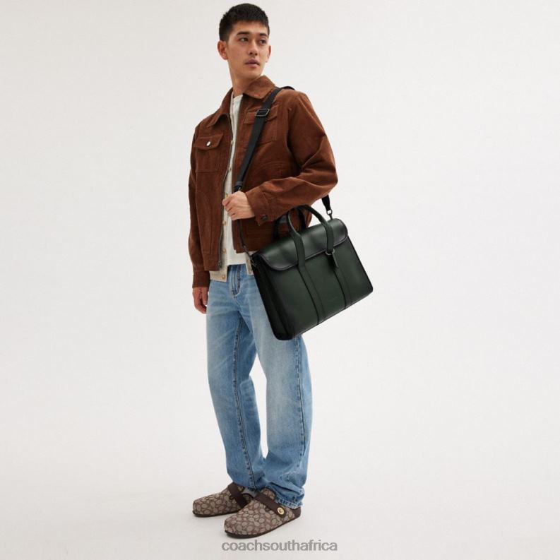 Coach Men GOTHAM PORTFOLIO Amazon Green 4ZRDJ621