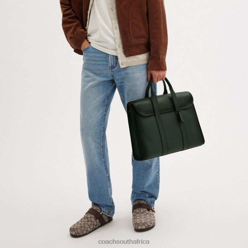 Coach Men GOTHAM PORTFOLIO Amazon Green 4ZRDJ621