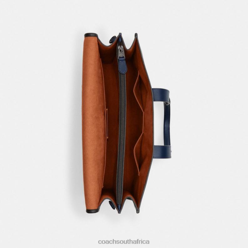 Coach Men GOTHAM PORTFOLIO Deep Blue 4ZRDJ620