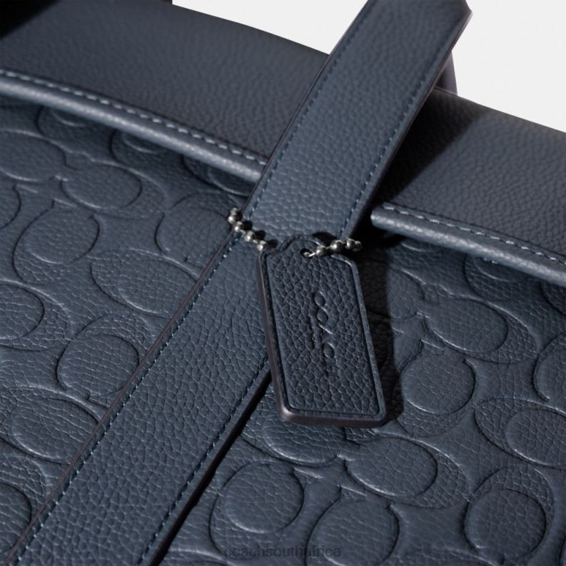 Coach Men GOTHAM PORTFOLIO IN SIGNATURE LEATHER DENIM 4ZRDJ623