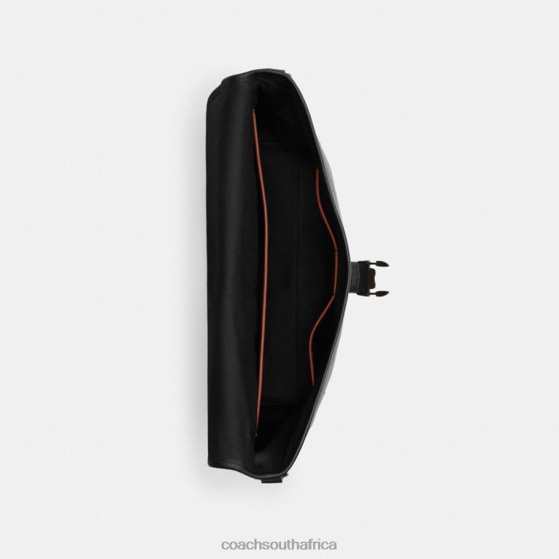 Coach Men BECK MESSENGER IN SIGNATURE CANVAS CHARCOAL 4ZRDJ654