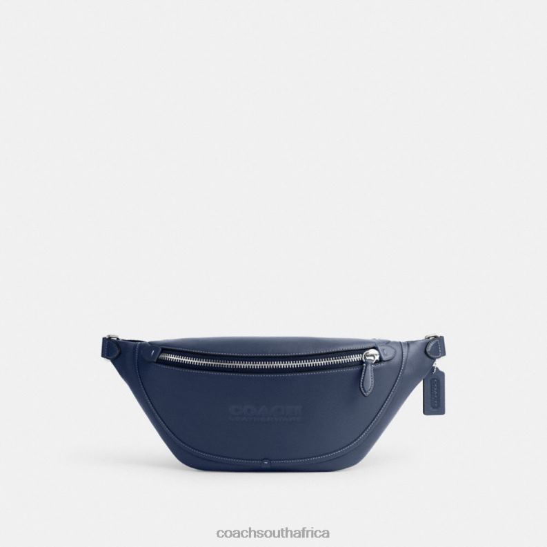 Coach Men LEAGUE BELT BAG Deep Blue 4ZRDJ671