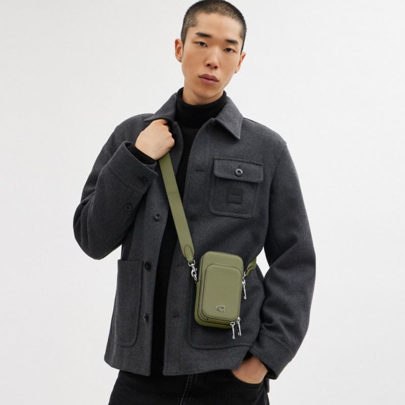 Coach Men PHONE CROSSBODY MOSS 4ZRDJ650