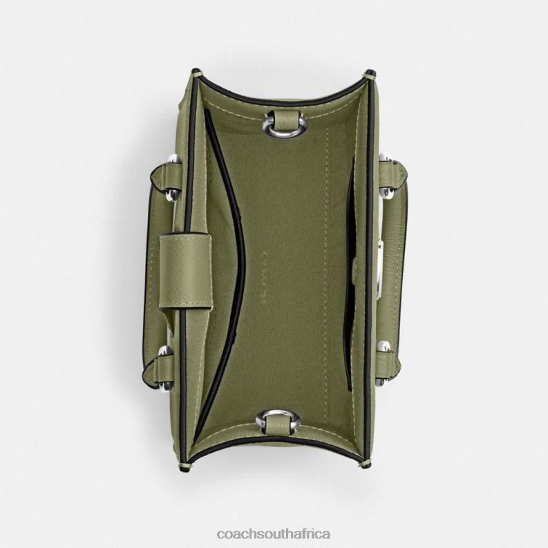 Coach Men TOTE 16 WITH SIGNATURE CANVAS MOSS 4ZRDJ648