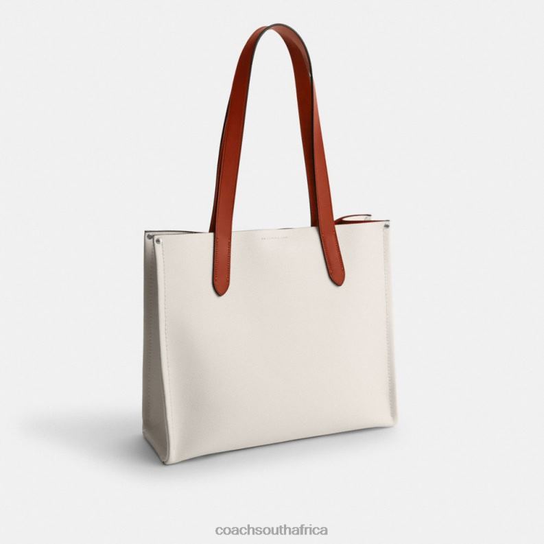 Coach Men COSMIC COACH RELAY TOTE 34 WITH REXY Chalk Multi 4ZRDJ633