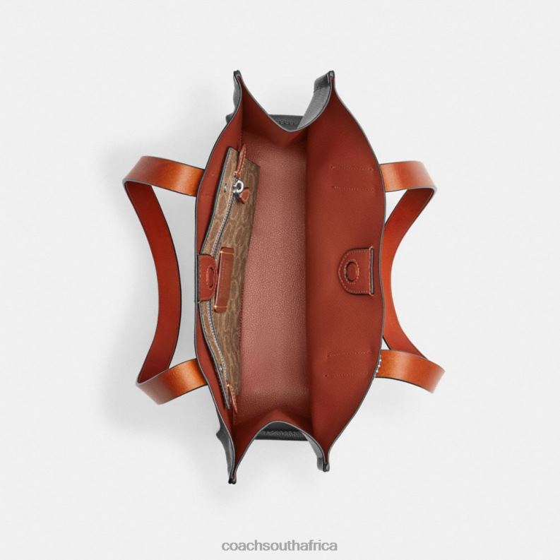 Coach Men COSMIC COACH RELAY TOTE 34 WITH ROBOT Black Multi. 4ZRDJ632