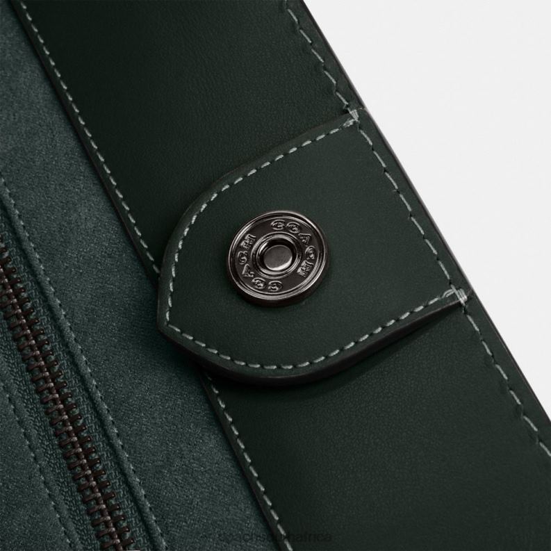 Coach Men FIELD TOTE 40 IN MICRO SIGNATURE JACQUARD Amazon Green 4ZRDJ635