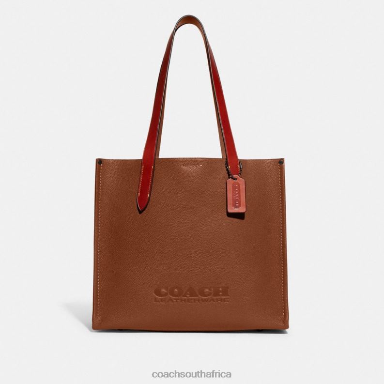 Coach Men RELAY TOTE 34 1941 Saddle 4ZRDJ645