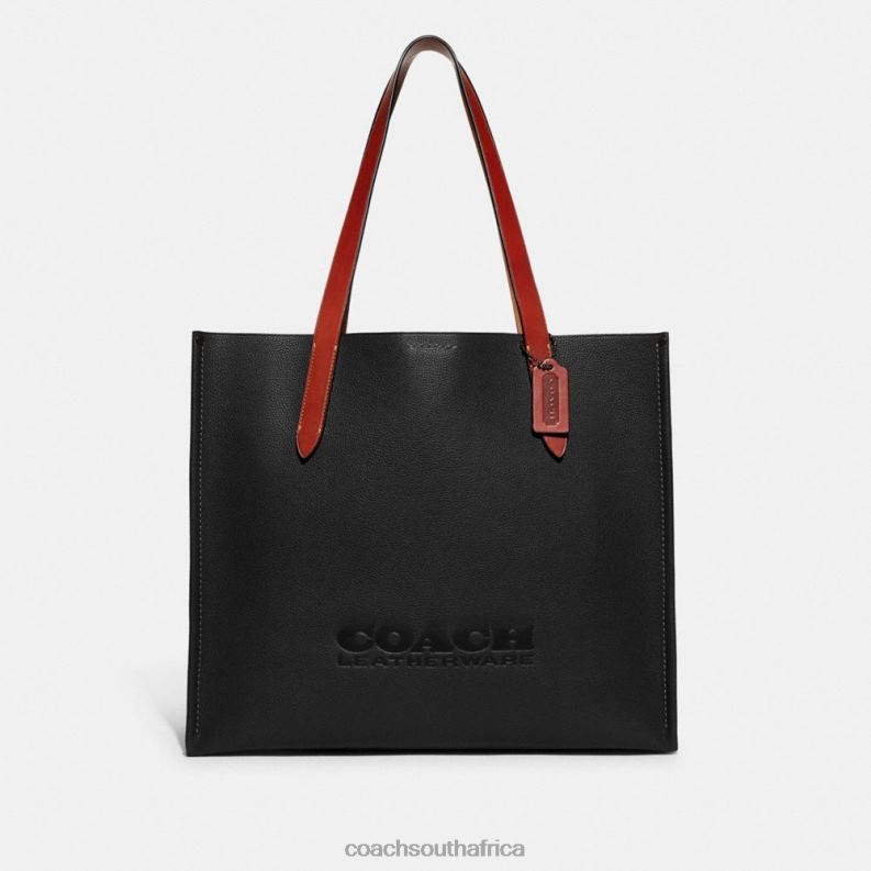 Coach Men RELAY TOTE Black 4ZRDJ629