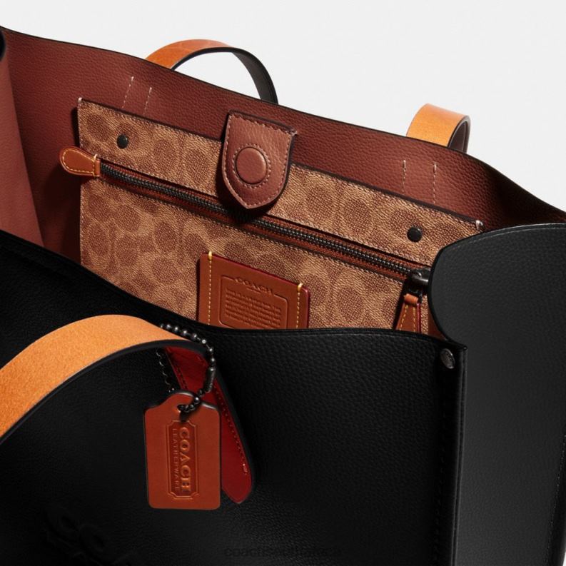 Coach Men RELAY TOTE Black 4ZRDJ629