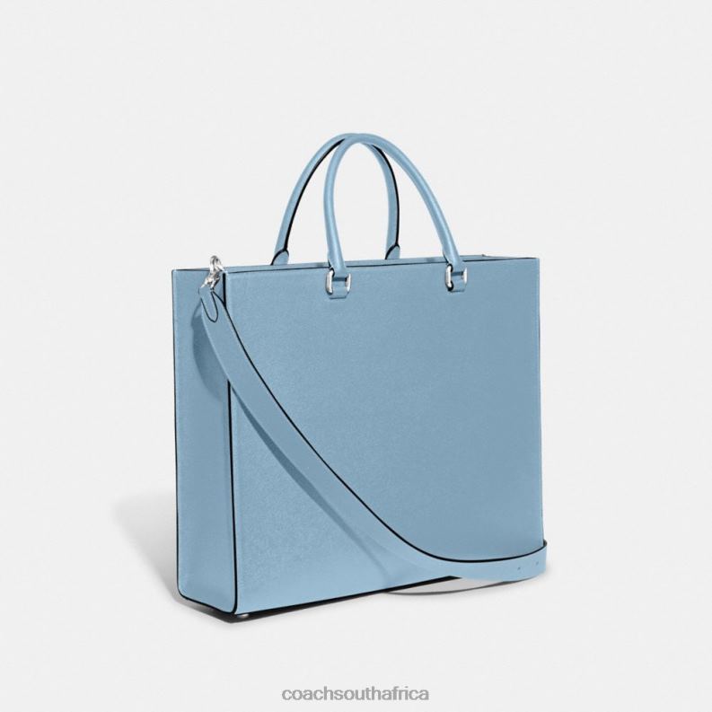 Coach Men TOTE 40 WITH SIGNATURE CANVAS INTERIOR POOL 4ZRDJ640