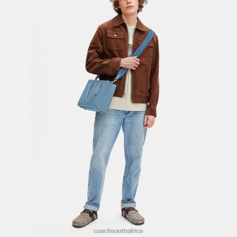 Coach Men TOTE WITH SIGNATURE CANVAS POOL 4ZRDJ639