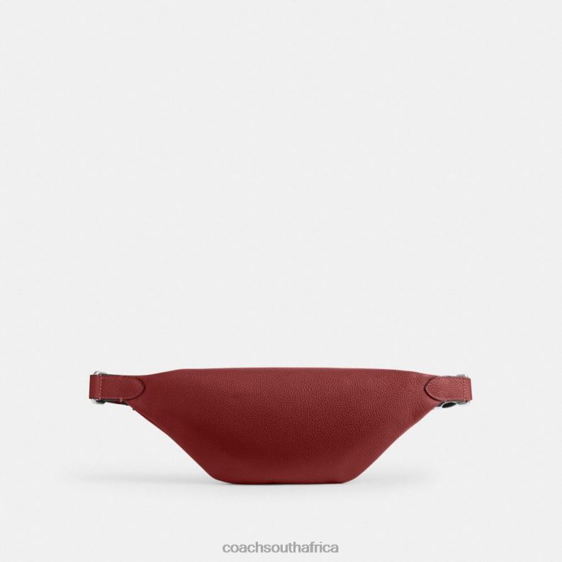 Coach Men CHARTER BELT BAG 7 Ruby Red 4ZRDJ689