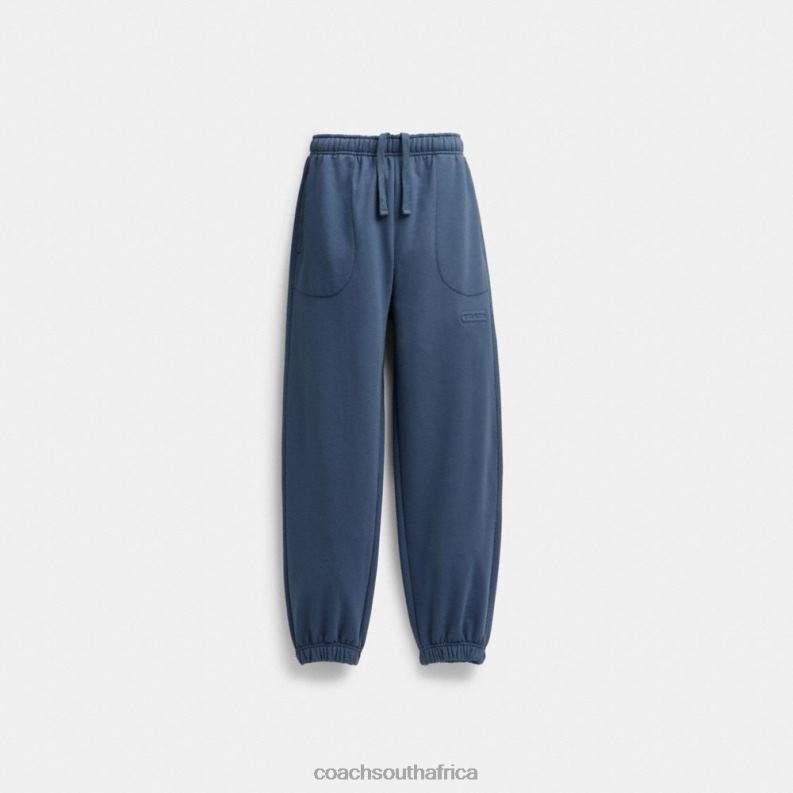 Coach Men ESSENTIAL SOLID JOGGERS Blue. 4ZRDJ783
