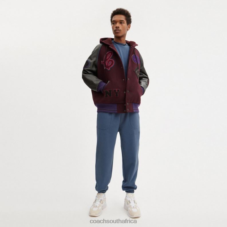 Coach Men ESSENTIAL SOLID JOGGERS Blue. 4ZRDJ783