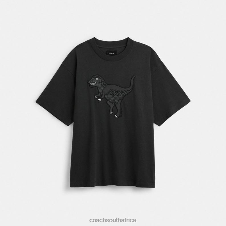 Coach Men REXY T-SHIRT Black 4ZRDJ764