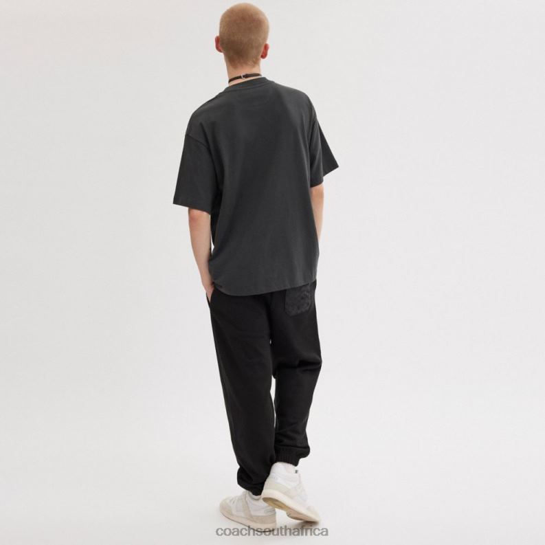 Coach Men REXY T-SHIRT Black 4ZRDJ764