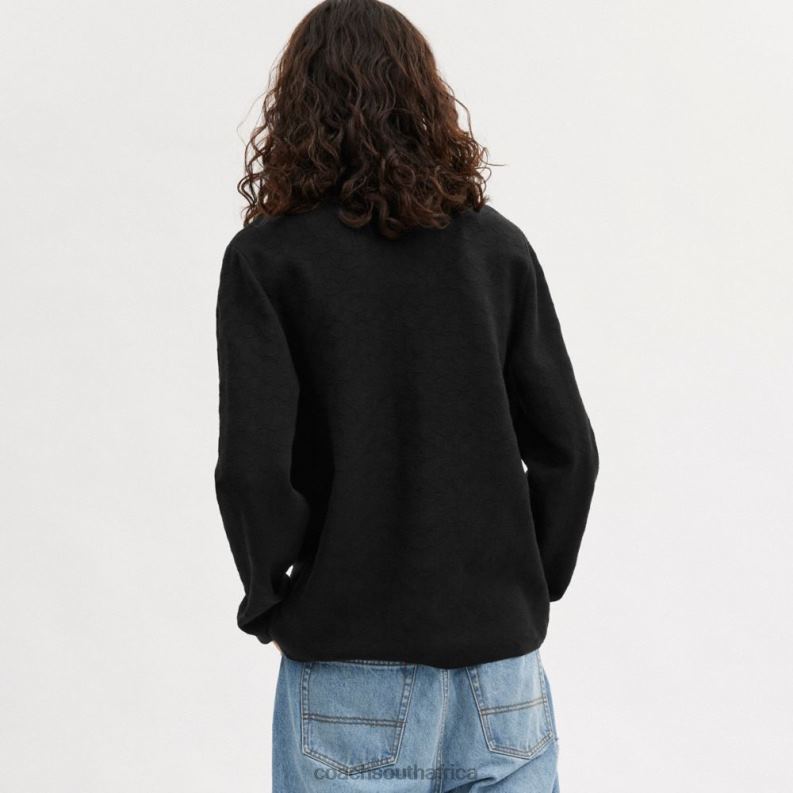 Coach Men SIGNATURE TURTLENECK Black 4ZRDJ779