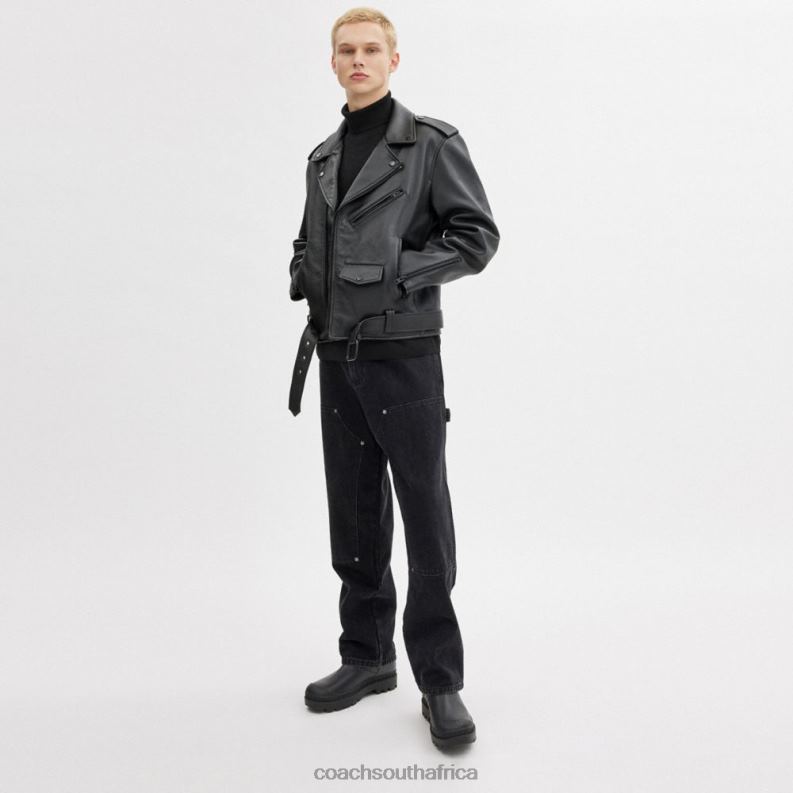 Coach Men MOTO JACKET BLACK/BLACK 4ZRDJ751