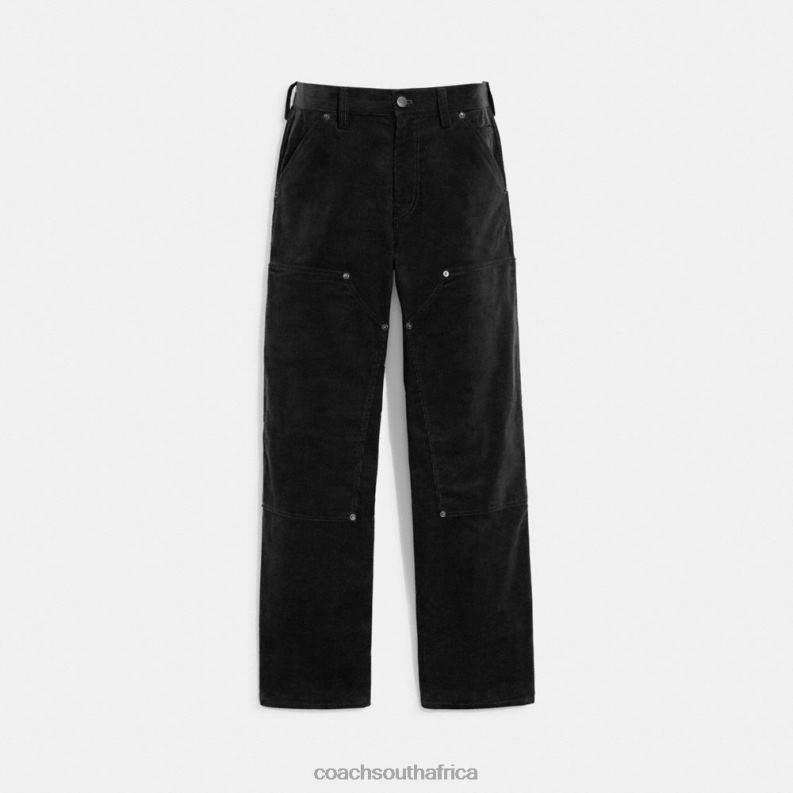 Coach Men CORDUROY PANTS Black 4ZRDJ787