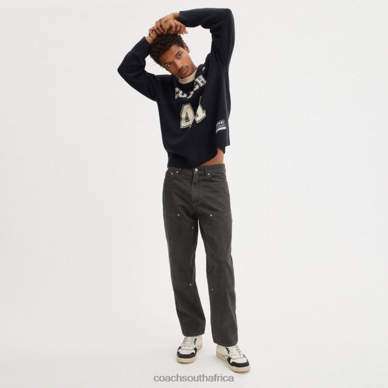 Coach Men TAPER JEANS Black 4ZRDJ788