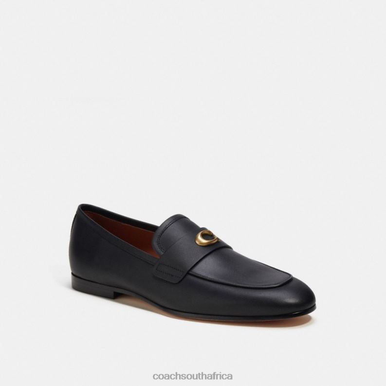 Coach Men SCULPTED SIGNATURE LOAFER Black 4ZRDJ731