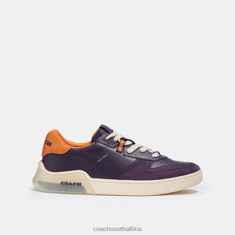 Coach Men CITYSOLE COURT SNEAKER Deep Purple 4ZRDJ749
