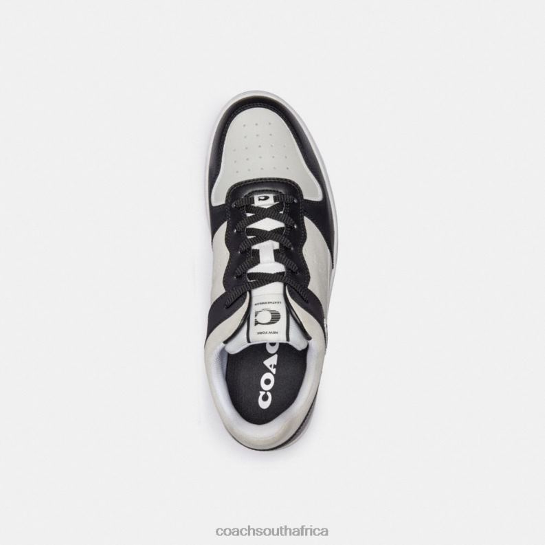 Coach Men C201 SNEAKER Black/Light Grey 4ZRDJ736
