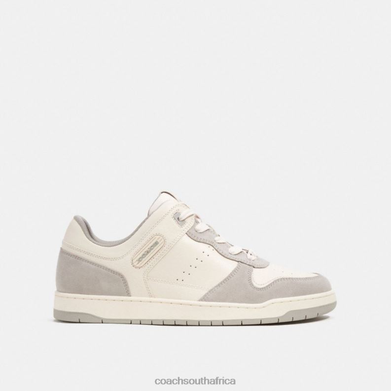 Coach Men C201 SNEAKER Chalk/Dove Grey 4ZRDJ740