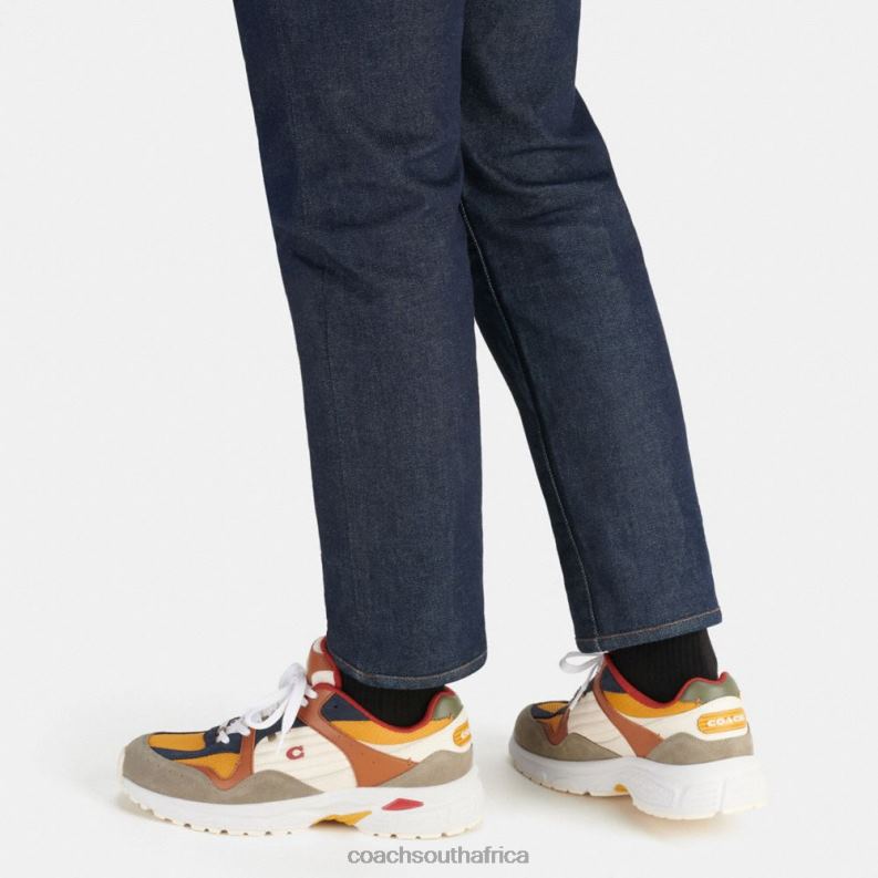 Coach Men C301 SNEAKER Green/Buttercup 4ZRDJ738