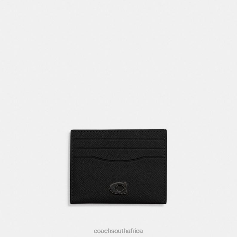 Coach Men CARD CASE Black 4ZRDJ727