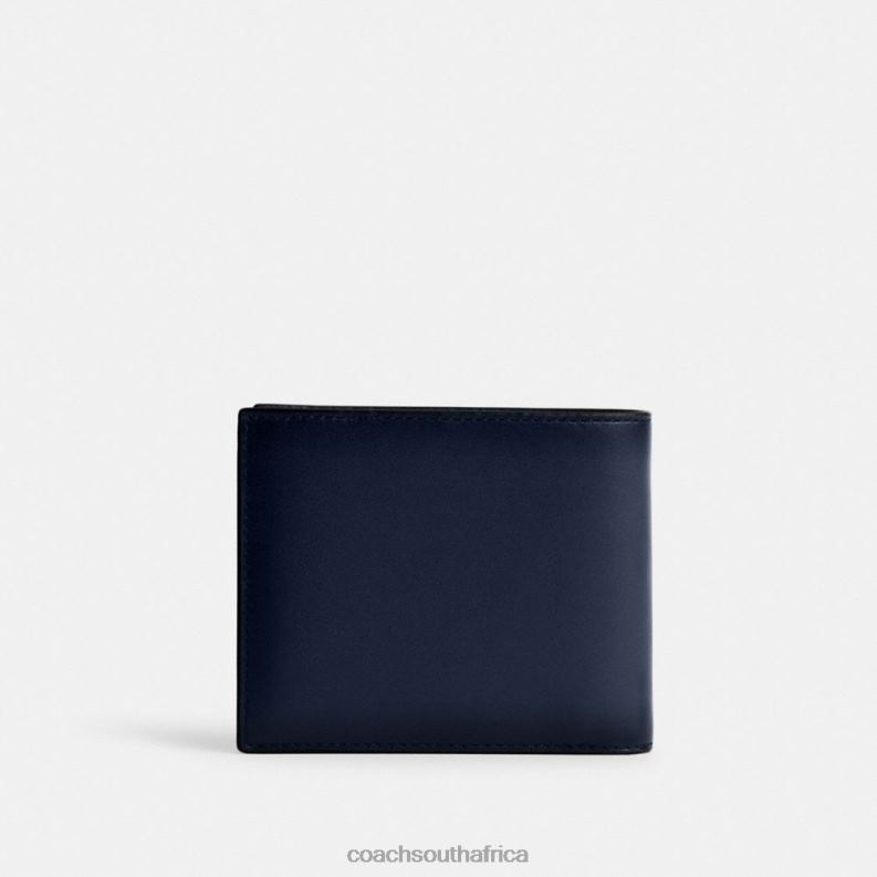 Coach Men 3-IN-1 WALLET Deep Blue 4ZRDJ707