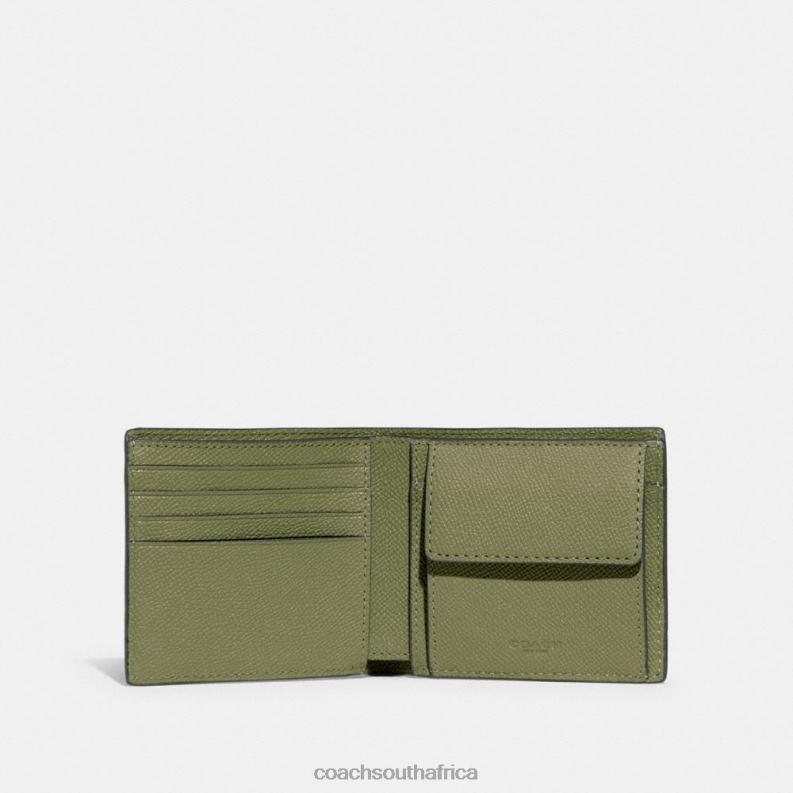 Coach Men COIN WALLET MOSS 4ZRDJ703