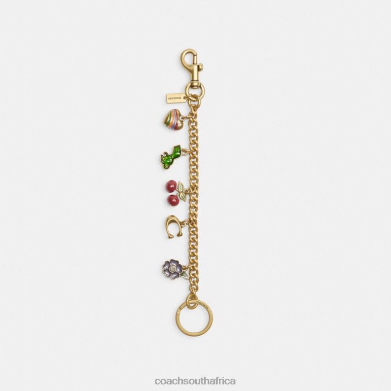 Coach Women MOTIF CHAIN BAG CHARM B4/Multi 4ZRDJ525