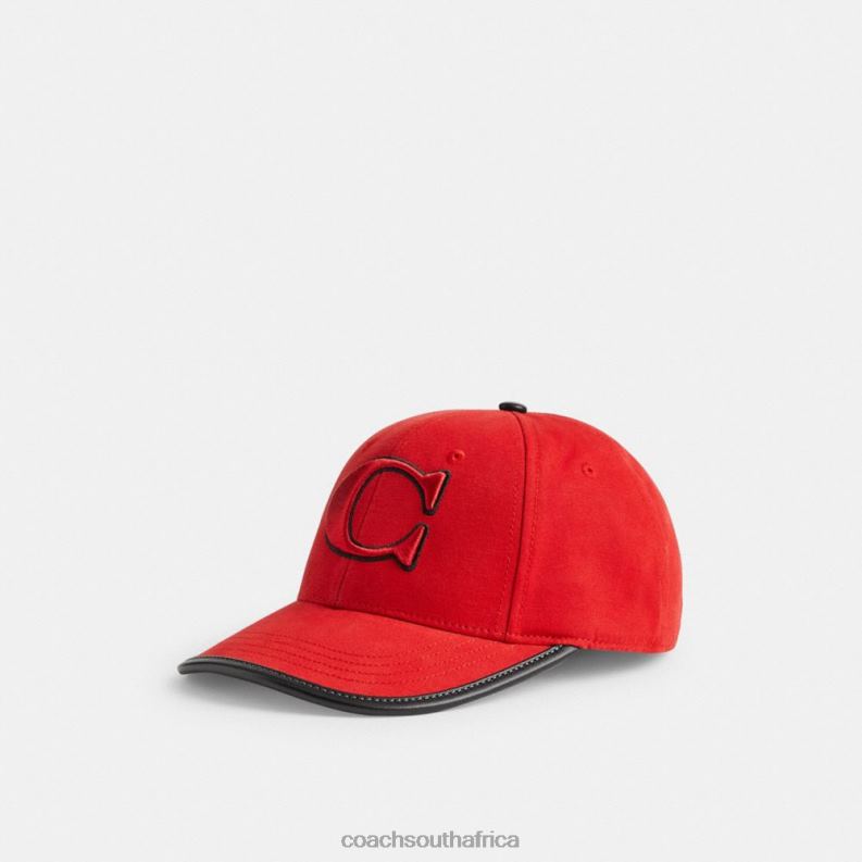 Coach Women BASEBALL HAT Sport Red 4ZRDJ544