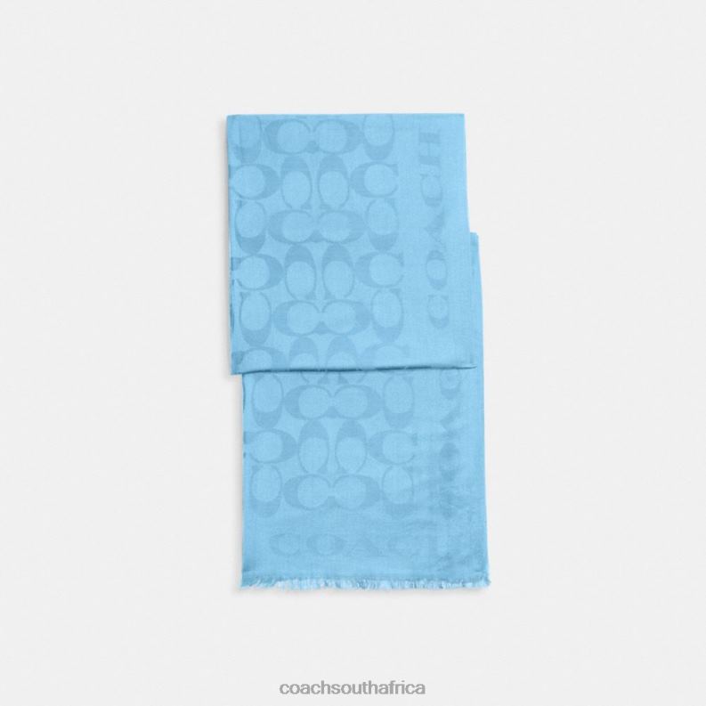 Coach Women SIGNATURE STOLE POOL 4ZRDJ607