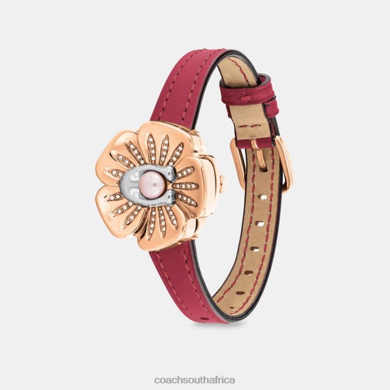 Coach Women TEA ROSE WATCH, 28MM ROUGE 4ZRDJ543