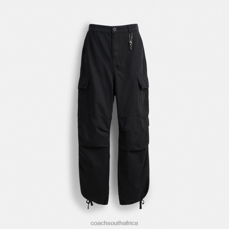 Coach Women CARGO PANTS Black 4ZRDJ501