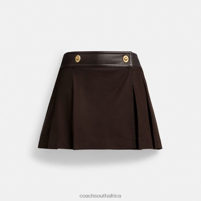 Coach Women MINI SKIRT Brown 4ZRDJ512