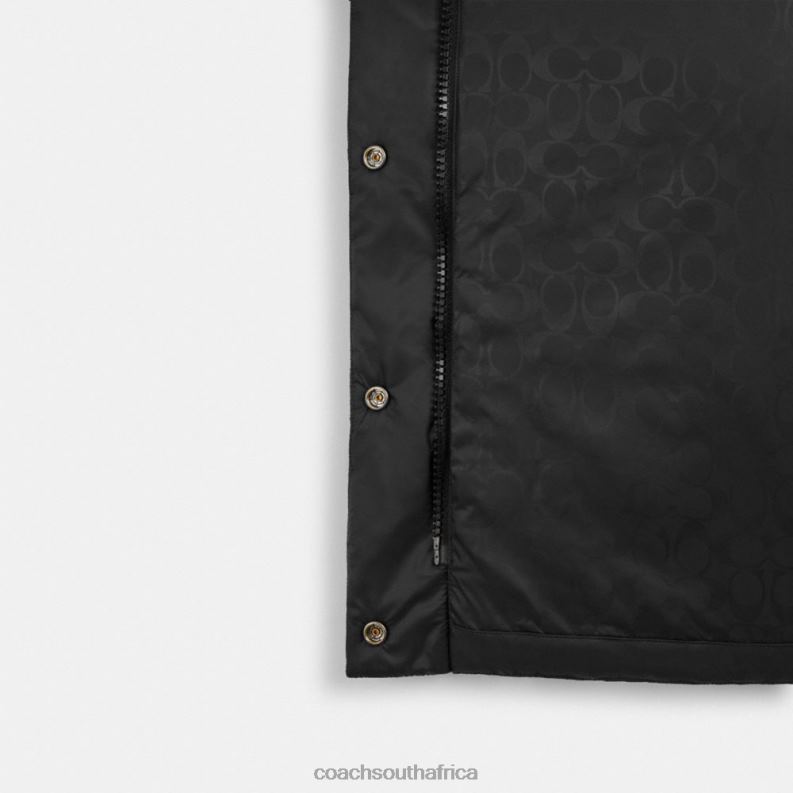 Coach Women MID LENGTH PUFFER Black 4ZRDJ441