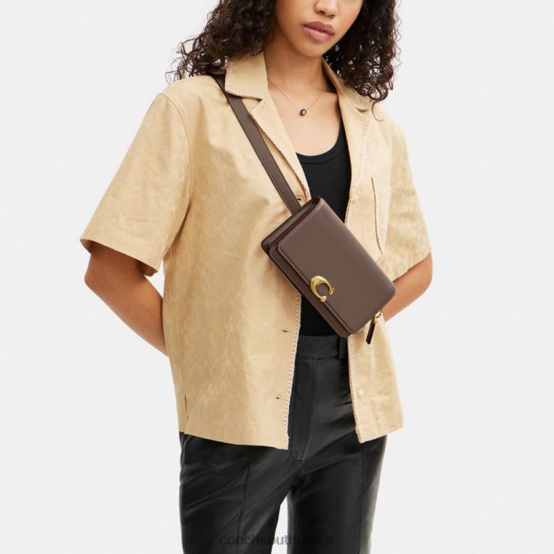 Coach Women BANDIT BELT BAG B4/DARK STONE 4ZRDJ9