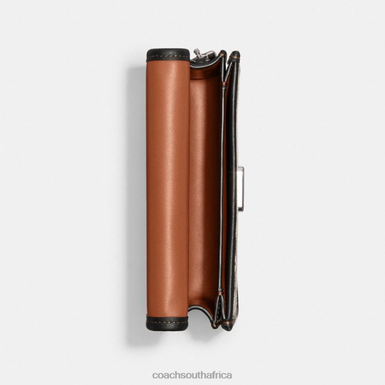 Coach Women BANDIT BELT BAG IN SIGNATURE JACQUARD LH/Cocoa Black 4ZRDJ11